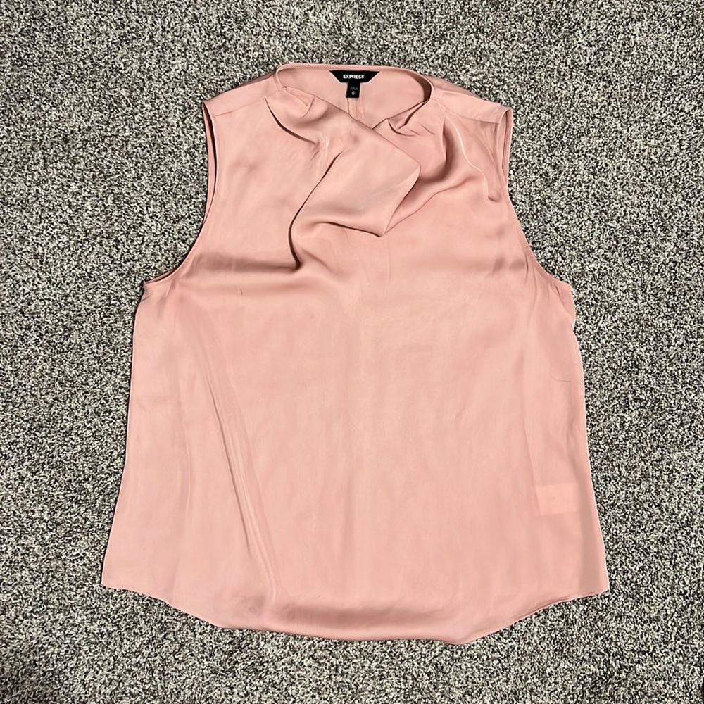Cowl neck tank